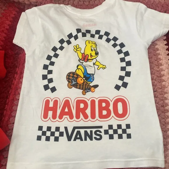 VANS 4 Haribo Hooded sweatshirt, 2T T-shirt, 7.5c Shoes