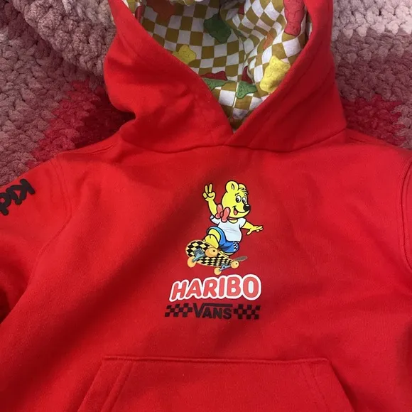 VANS 4 Haribo Hooded sweatshirt, 2T T-shirt, 7.5c Shoes