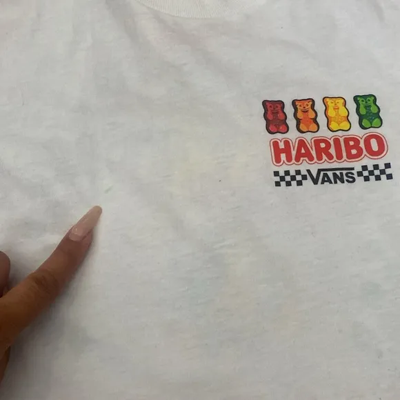 VANS 4 Haribo Hooded sweatshirt, 2T T-shirt, 7.5c Shoes