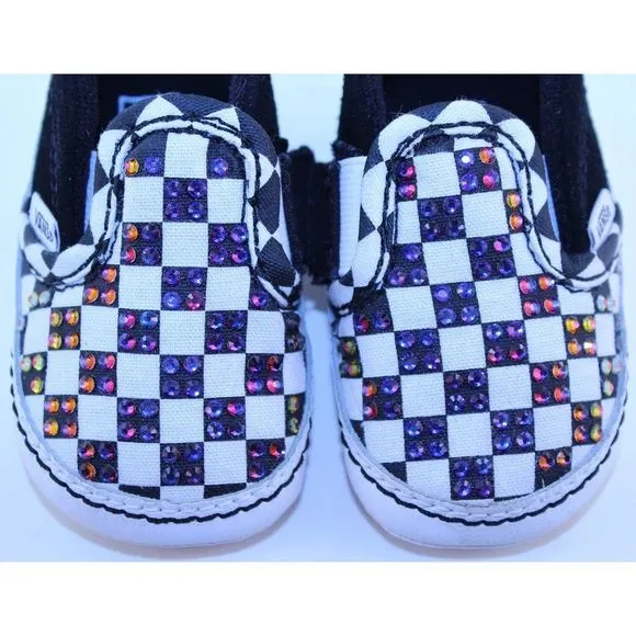 Vans Checkerboard Classic Slip-On Sneakers Crib 2M