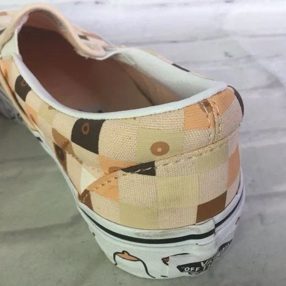 Vans Classic Slip On Breast Cancer Awareness Shoes Size Men's Size 4 Women's 5.5