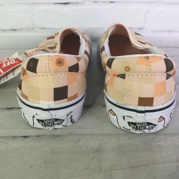 Vans Classic Slip On Breast Cancer Awareness Shoes Size Men's Size 4 Women's 5.5