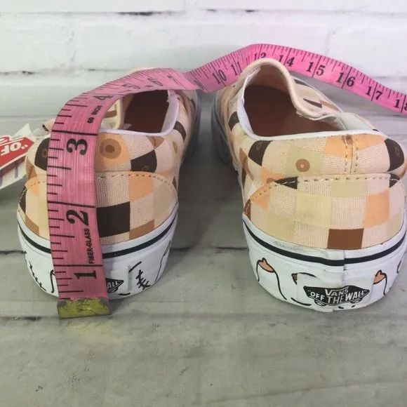 Vans Classic Slip On Breast Cancer Awareness Shoes Size Men's Size 4 Women's 5.5