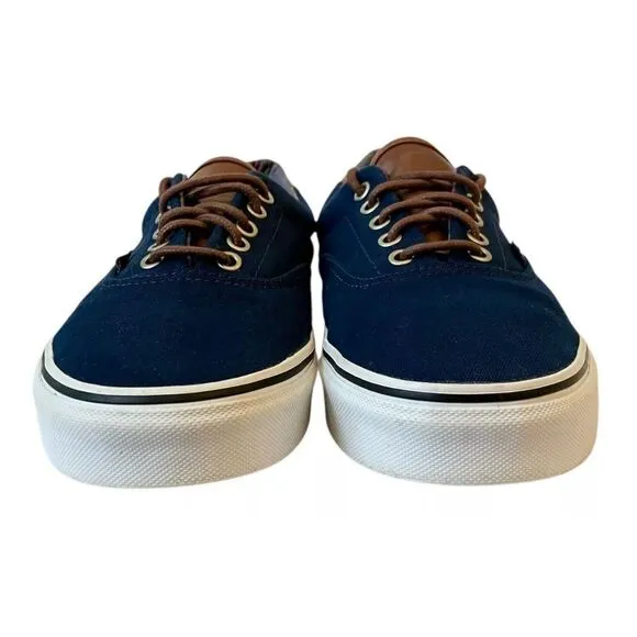 Vans Era 59 C&amp;L Blue Canvas/ Leather Casual Rare Sneakers / Men's Sz-10.5 NWOT