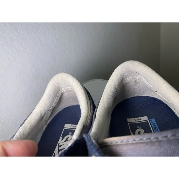 Vans Pros Gilbert Crockett Antique/Navy Men's Classic Skate Shoes Size 10 Suede