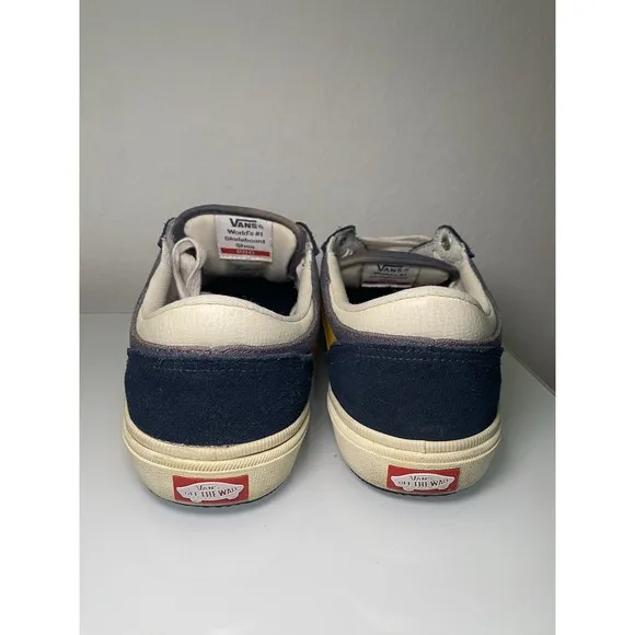 Vans Pros Gilbert Crockett Antique/Navy Men's Classic Skate Shoes Size 10 Suede