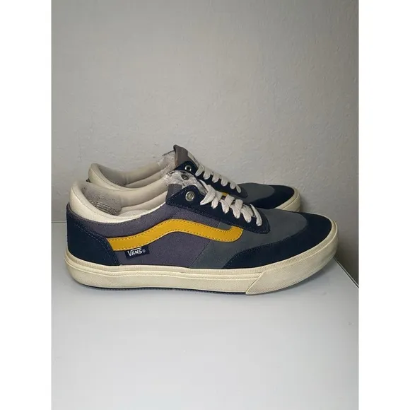 Vans Pros Gilbert Crockett Antique/Navy Men's Classic Skate Shoes Size 10 Suede