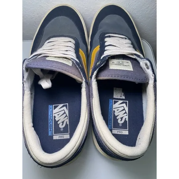 Vans Pros Gilbert Crockett Antique/Navy Men's Classic Skate Shoes Size 10 Suede