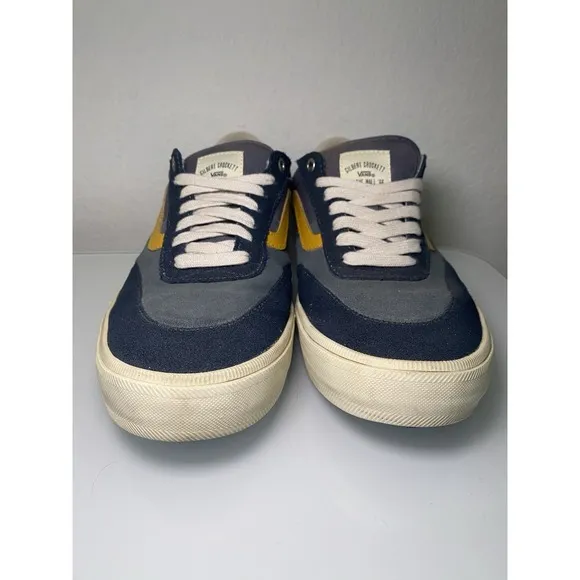 Vans Pros Gilbert Crockett Antique/Navy Men's Classic Skate Shoes Size 10 Suede