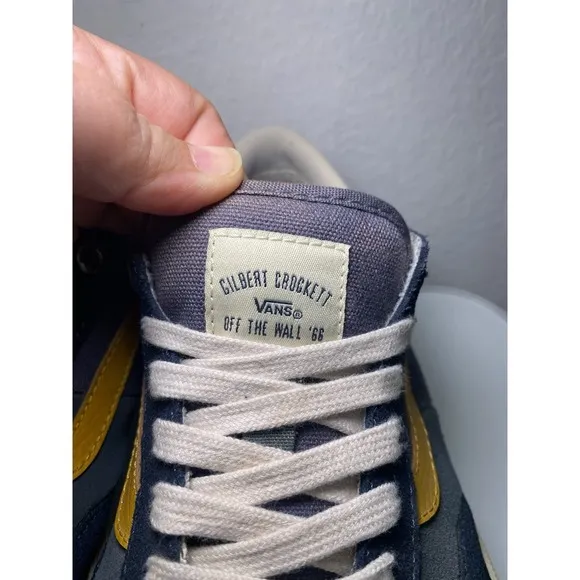 Vans Pros Gilbert Crockett Antique/Navy Men's Classic Skate Shoes Size 10 Suede