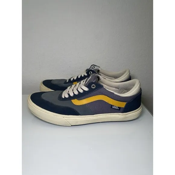 Vans Pros Gilbert Crockett Antique/Navy Men's Classic Skate Shoes Size 10 Suede