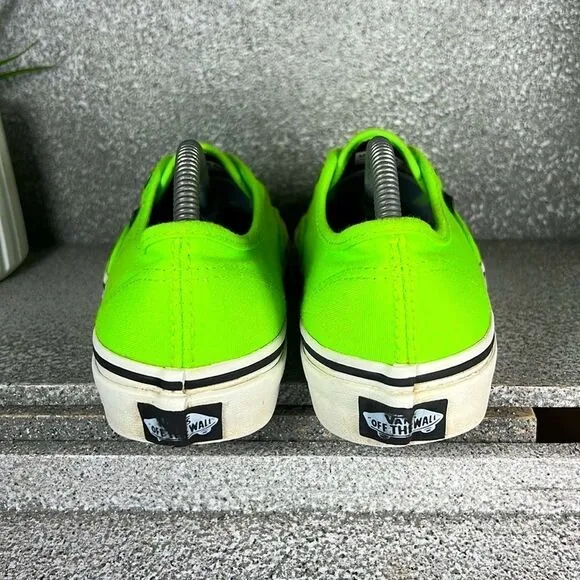 VANS Shoes Authentic Era Gecko Neon Green Slip On Sneakers Shoes Size 5.5