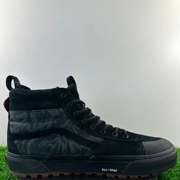 Vans Sk8-Hi MTE-2 Men Size 8 Black Waterproof Trail Hiking Boots Shoes NEW