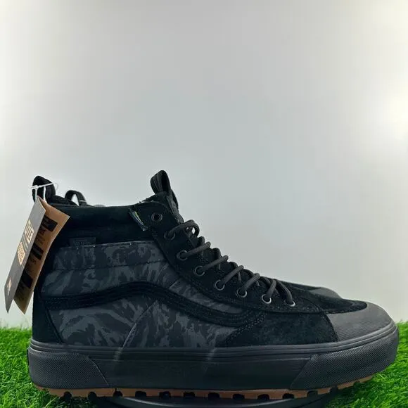 Vans Sk8-Hi MTE-2 Men Size 8 Black Waterproof Trail Hiking Boots Shoes NEW
