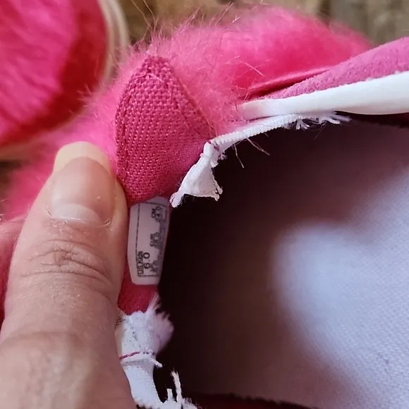 Vans Slip On Friend Party Fur Pink Skate Shoes