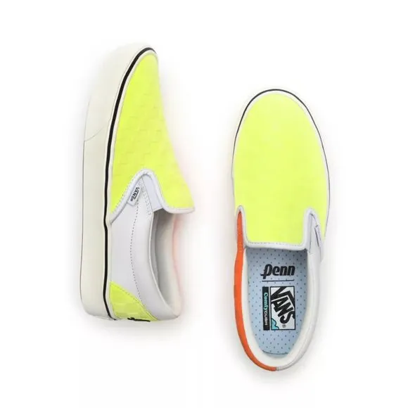🆕Vans x Penn Tennis Ball ComfyCush Suede Slip-On Limited Edition Shoes