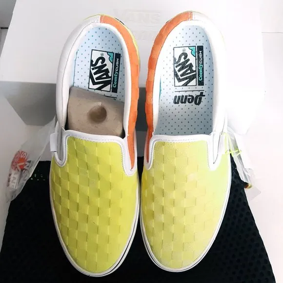 🆕Vans x Penn Tennis Ball ComfyCush Suede Slip-On Limited Edition Shoes