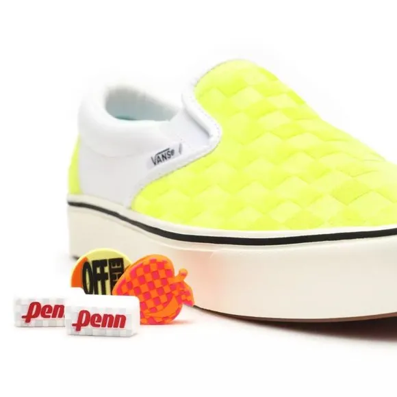🆕Vans x Penn Tennis Ball ComfyCush Suede Slip-On Limited Edition Shoes