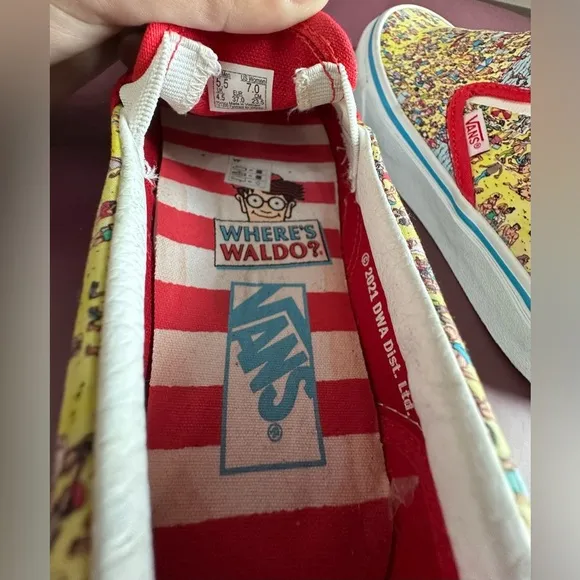 Vans x Where's Waldo Slip-On Shoes Unisex 🌟