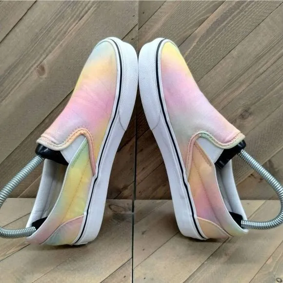 Vans Classic Slip‎ On Aura Shift Multicolor Casual Sneakers Womens Size 6.5