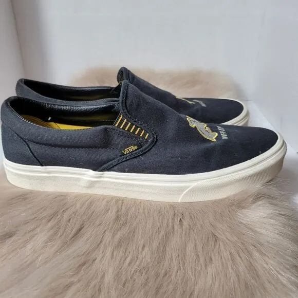 VANS X Harry Potter Hufflepuff Classic Slip-on Sneaker Shoes Size 12