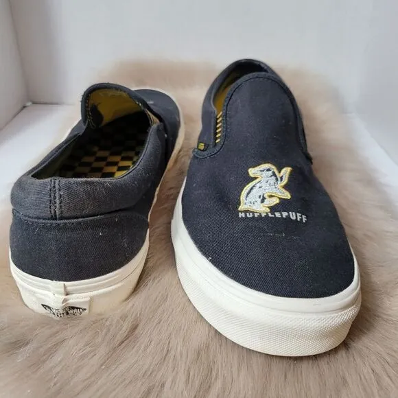 VANS X Harry Potter Hufflepuff Classic Slip-on Sneaker Shoes Size 12