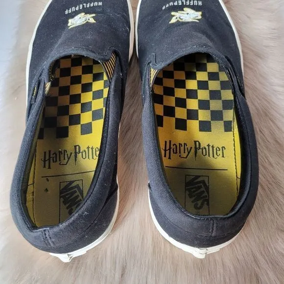 VANS X Harry Potter Hufflepuff Classic Slip-on Sneaker Shoes Size 12