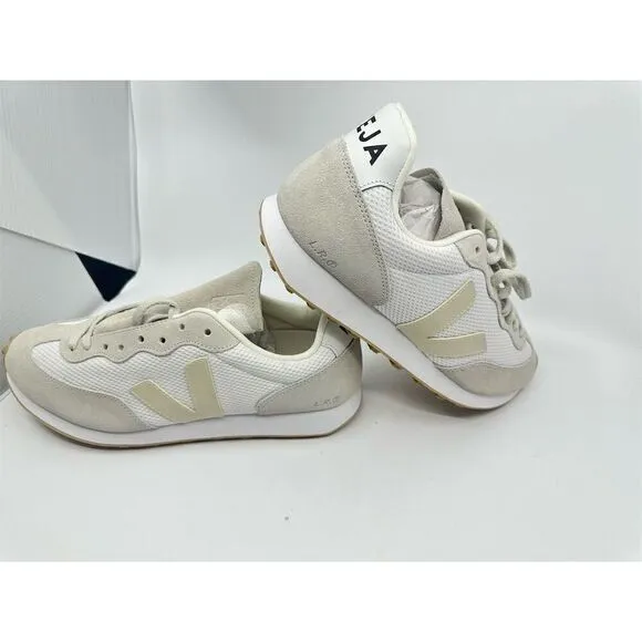 Veja Rio Branco Men's Sneakers White Leather Size 11.5 Casual Shoes