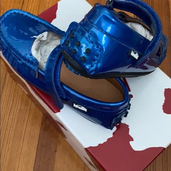Venettini Jazmine/Viky teal blue pat kids shoe
