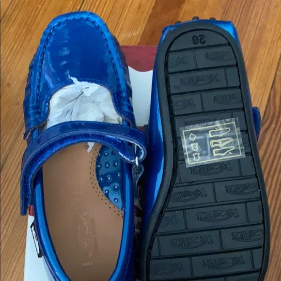 Venettini Jazmine/Viky teal blue pat kids shoe
