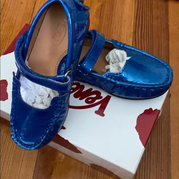 Venettini Jazmine/Viky teal blue pat kids shoe