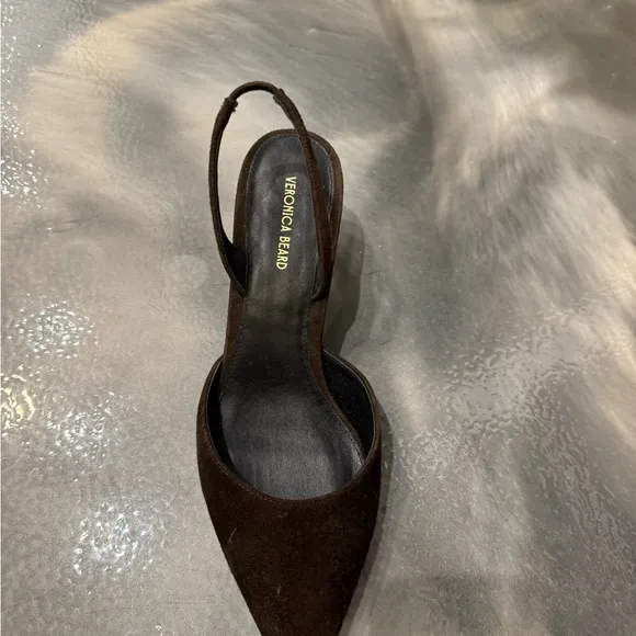 Veronica Beard Espresso Slingback Heels