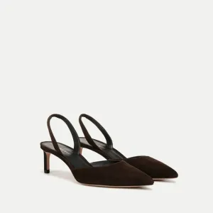 Veronica Beard Espresso Slingback Heels