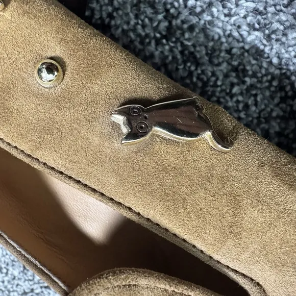 Victorio Bianchi Womens 37 Made In Italy Vero Cuoio Loafers Cute new Shoes
