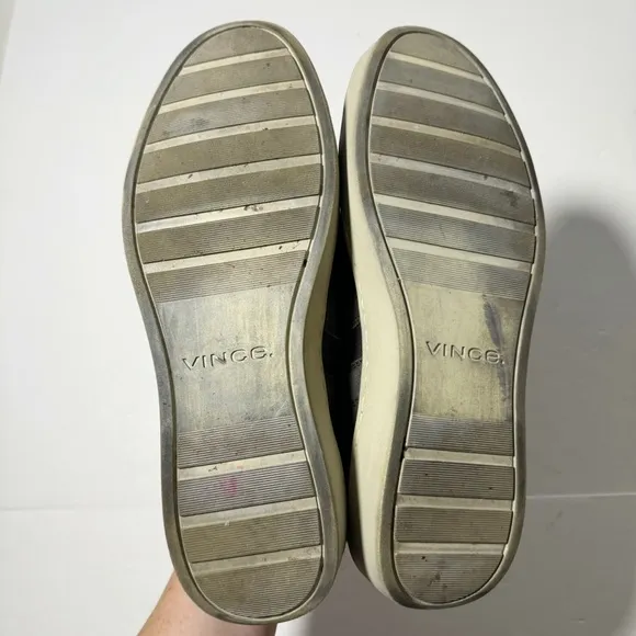 Vince Soren Nubuck Leather Slip-on Shoes