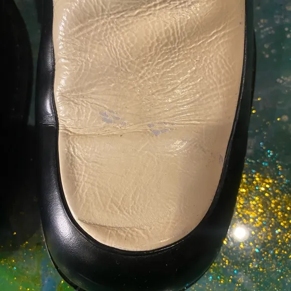 Vintage 90s Elegant TODD WELSH Black and Cream Men's Loafers SIZE 12
