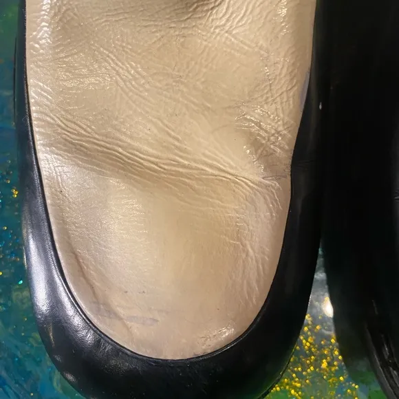 Vintage 90s Elegant TODD WELSH Black and Cream Men's Loafers SIZE 12