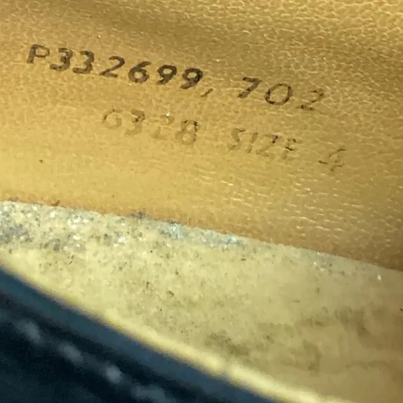 Vintage Dr Marten Rainbow Stitch Black Oxford Shoes 6
