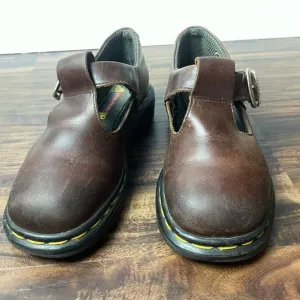 Vintage Dr Martens Made in England T Strap Mary Jane Shoes UK Size 2