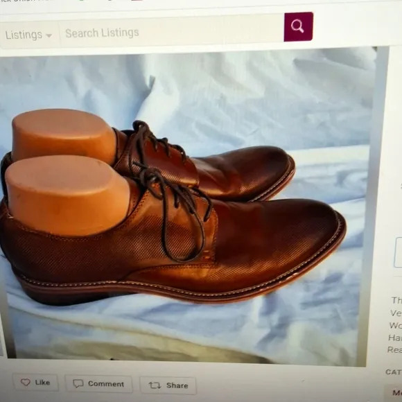 Vintage Foundry brown leather wingtip oxfords 11