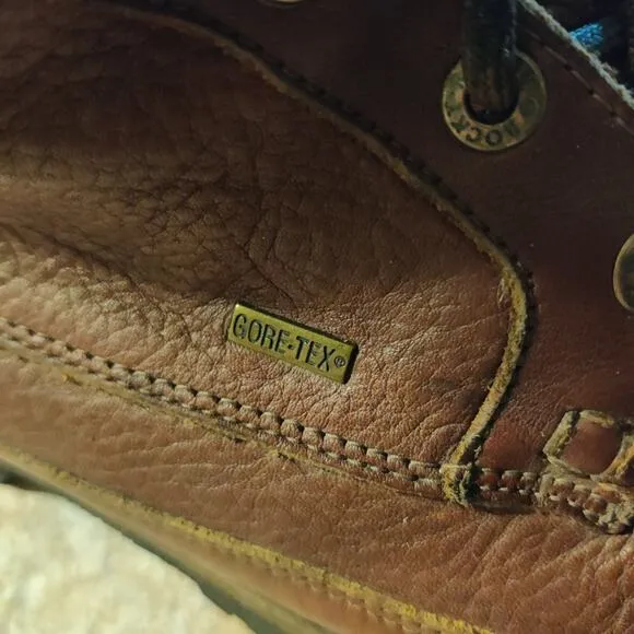 Vintage Rocky Boots Mens 13 W Gore-Tex Waterproof Hiking Outdoors Brown Leather