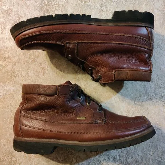 Vintage Rocky Boots Mens 13 W Gore-Tex Waterproof Hiking Outdoors Brown Leather