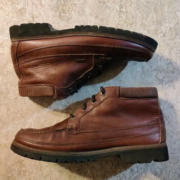 Vintage Rocky Boots Mens 13 W Gore-Tex Waterproof Hiking Outdoors Brown Leather