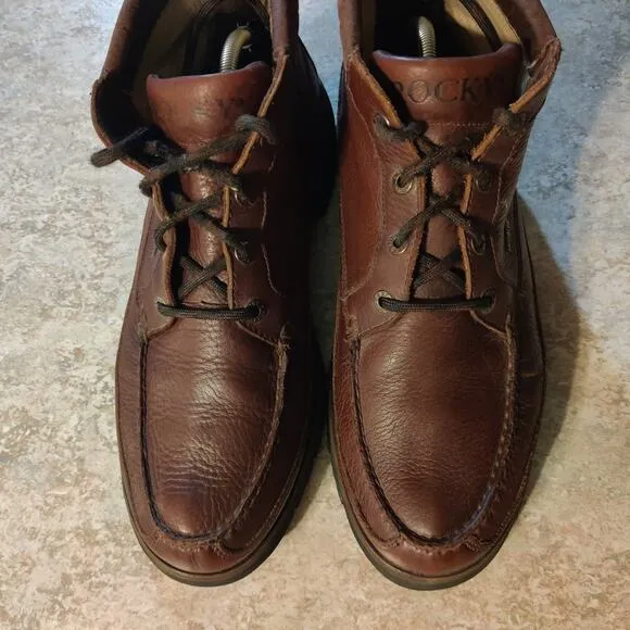 Vintage Rocky Boots Mens 13 W Gore-Tex Waterproof Hiking Outdoors Brown Leather