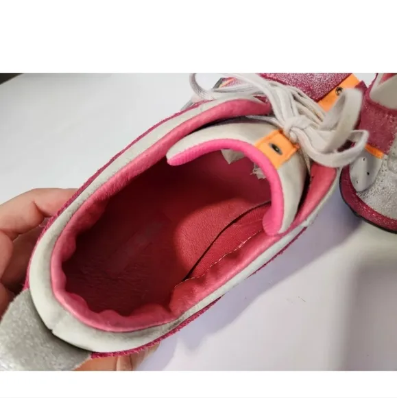Vintage Y2K Diesel Women's Pink Metallic Everex Athletic Shoes US 6.5