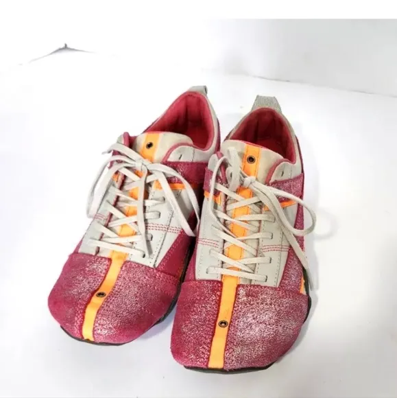 Vintage Y2K Diesel Women's Pink Metallic Everex Athletic Shoes US 6.5
