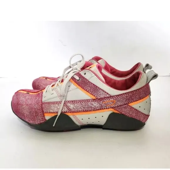 Vintage Y2K Diesel Women's Pink Metallic Everex Athletic Shoes US 6.5