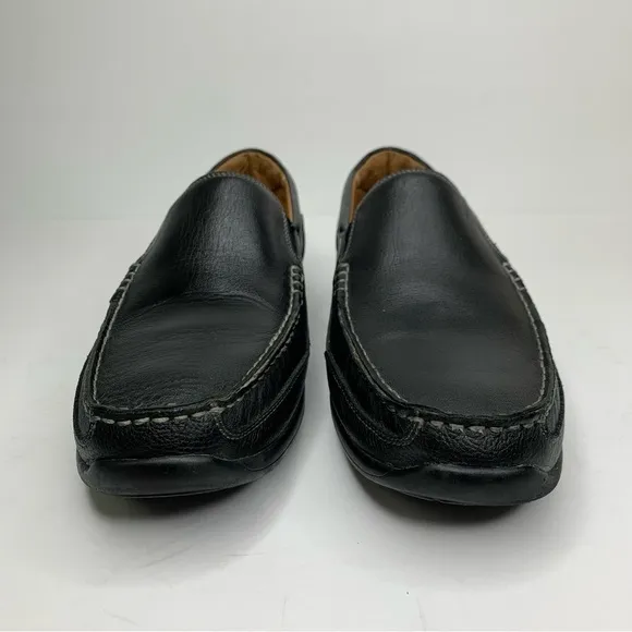 Vionic Black Genuine Leather Cushioned Footbed Comfort Loafer SZ. 10.5 SALE SALE