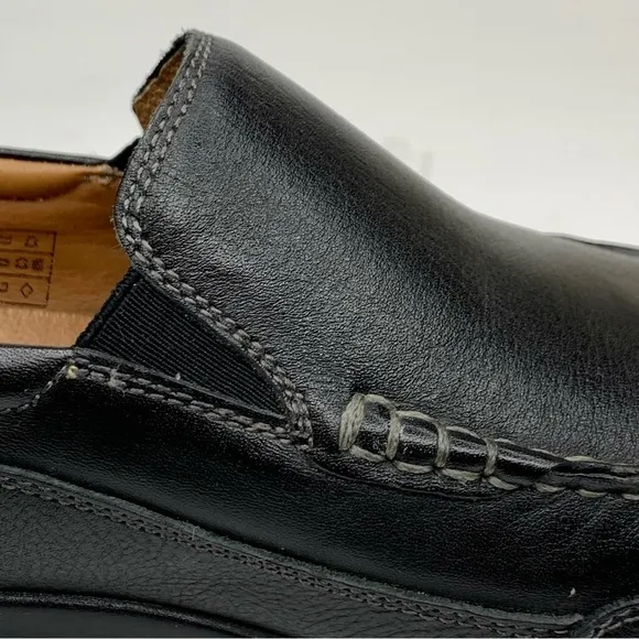 Vionic Black Genuine Leather Cushioned Footbed Comfort Loafer SZ. 10.5 SALE SALE