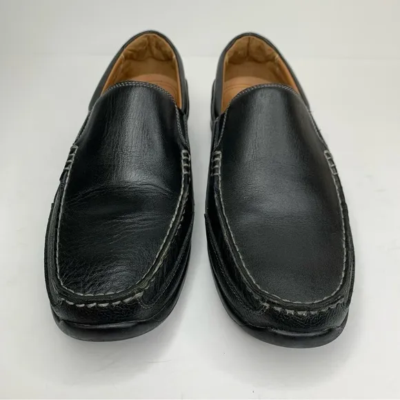 Vionic Black Genuine Leather Cushioned Footbed Comfort Loafer SZ. 10.5 SALE SALE